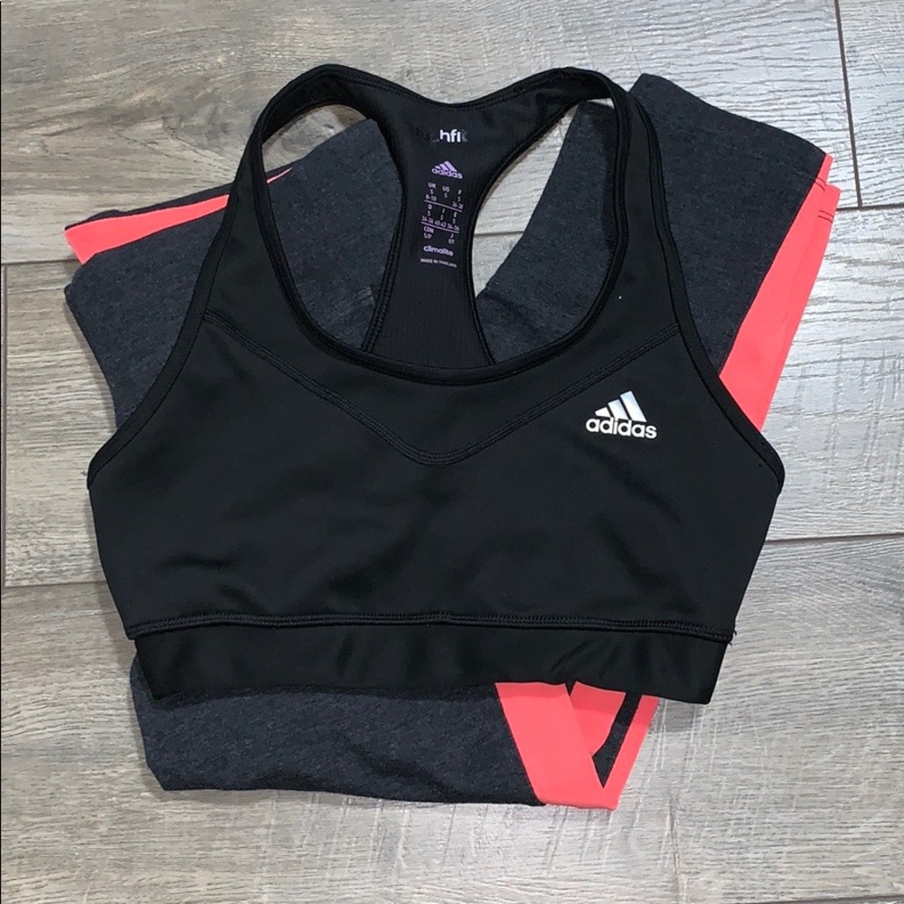 SOLD Adidas Climalite Techfit Sports Bra